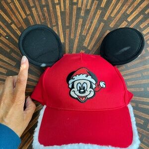 Red Mickey Mouse Santa Hat with Ears